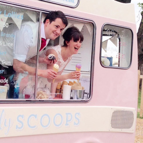 ice cream van wedding hire