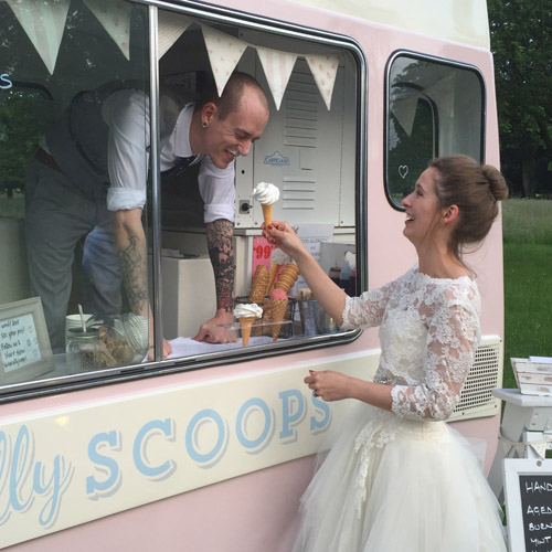 ice cream van wedding hire